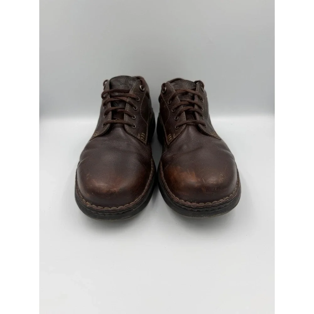 Timberland Leather Shoes Madison Summit Mens 11.5 M Oxford Brown Lace Up Work